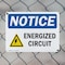 Signmission Energized Circuit OSHA Notice Sign, Plastic, 10in W x 7in L, 2PK OS-2PACK-NS-P-710-L-12041 - alternate 5